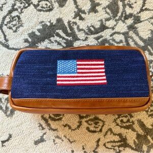 Smathers & Branson American Flag Toiletry Bag (Dark Navy)